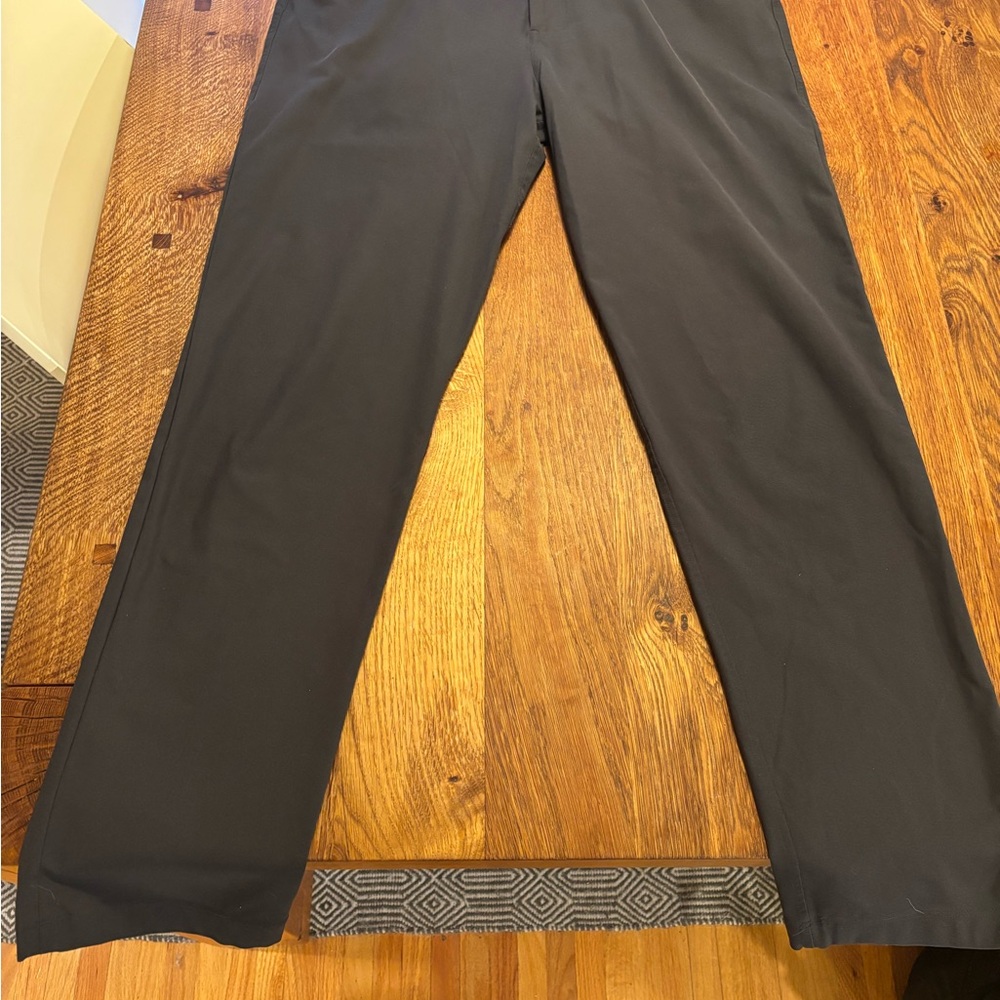 lululemon athletica Men's Black Dress Pants - Slim Straight